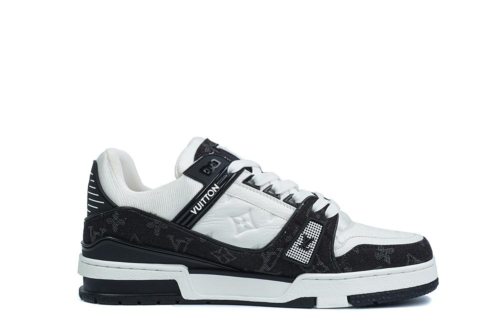 PK god Louis Vuitton LV Trainer White Black retail materials ready to ship